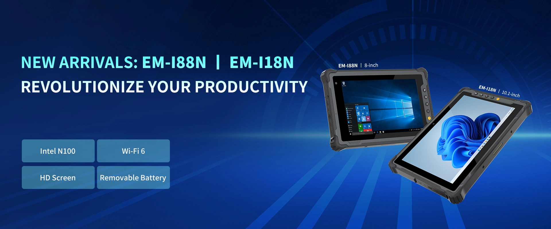 Rugged Tablet EM-I18N