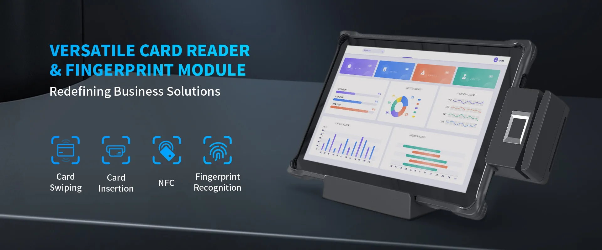 versatile card reader & fingerprint module